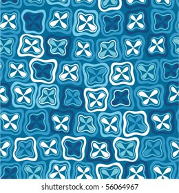 Abstract seamless pattern ornament. Mosaic seamless texture.