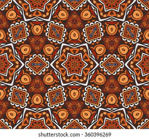 Abstract seamless pattern ornamental. Festive colorful background design. Geometrical Ethnic  Tribal  Print Ornament 