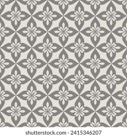 Abstract seamless pattern. Ornamental floral damask ornate background. Vector illustration.