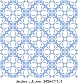 Abstract seamless pattern. Ornamental floral damask ornate background. Vector illustration.