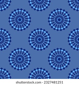 Abstract seamless pattern with ornaments. Vector illustration. Decorative texture for surface design.