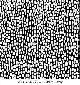 
Abstract seamless pattern with ovals. Mosaic. Background in the style of impressionism .