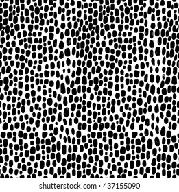 
Abstract seamless pattern with ovals. Mosaic. Background in the style of impressionism .