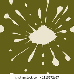 abstract seamless pattern with paint spots, blur