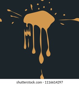 abstract seamless pattern with paint spots, blur