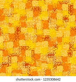 Abstract seamless pattern painted in colors of autumn gold.