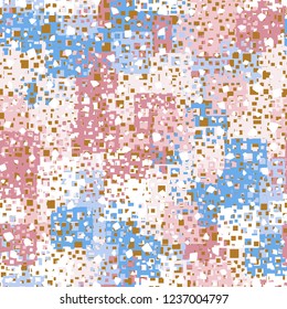 Abstract seamless pattern. Paints of the spring landscape. Chaotic grain in the foreground.