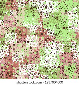 Abstract seamless pattern. Paints of the spring landscape. Chaotic grain in the foreground.