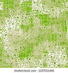 Abstract seamless pattern. Paints of the spring landscape. In the foreground is a fine-mesh grid.