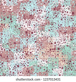 Abstract seamless pattern. Paints of the spring landscape. Hatching is applied in the foreground.