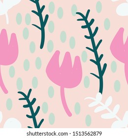 Abstract seamless pattern in pastel color.  Can use for print, template, fabric, presentation, textile, banner, poster, wallpaper