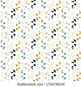 Abstract seamless pattern in pastel color. Can use for print, digital pattern, paper art, template, fabric, presentation, textile, banner, poster, wallpaper, background