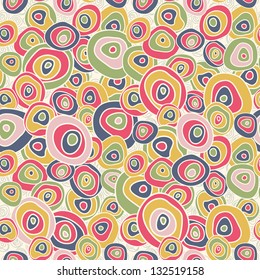 Abstract seamless pattern with pastel colored