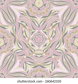 Abstract seamless pattern in pastel shades
