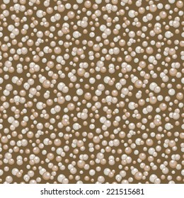 Abstract seamless pattern with pearls.