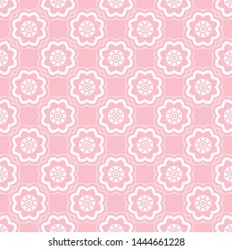 Abstract seamless pattern of pink color for wallpapers and background.