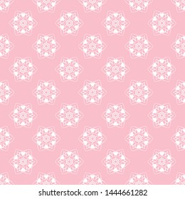 Abstract seamless pattern of pink color for wallpapers and background.