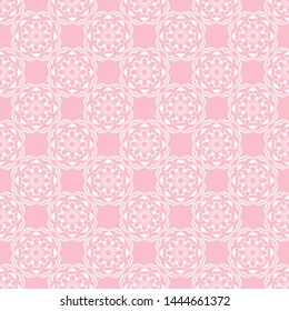 Abstract seamless pattern of pink color for wallpapers and background.
