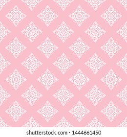 Abstract seamless pattern of pink color for wallpapers and background.