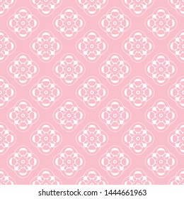 Abstract seamless pattern of pink color for wallpapers and background.