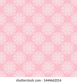 Abstract seamless pattern of pink color for wallpapers and background.