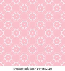 Abstract seamless pattern of pink color for wallpapers and background.