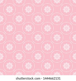 Abstract seamless pattern of pink color for wallpapers and background.