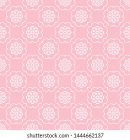 Abstract seamless pattern of pink color for wallpapers and background.