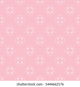Abstract seamless pattern of pink color for wallpapers and background.
