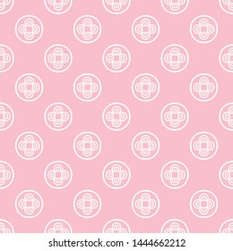 Abstract seamless pattern of pink color for wallpapers and background.
