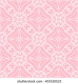 Abstract seamless pattern of pink color for wallpapers and background.