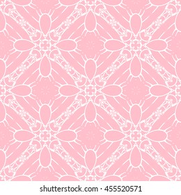 Abstract seamless pattern of pink color for wallpapers and background.