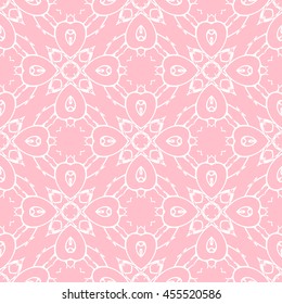 Abstract seamless pattern of pink color for wallpapers and background.