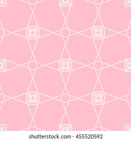 Abstract seamless pattern of pink color for wallpapers and background.