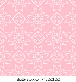Abstract seamless pattern of pink color for wallpapers and background.