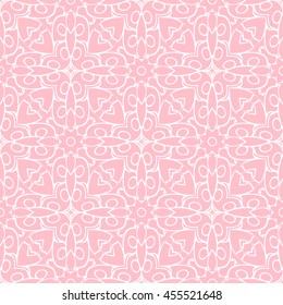 Abstract seamless pattern of pink color for wallpapers and background.