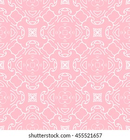 Abstract seamless pattern of pink color for wallpapers and background.