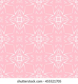 Abstract seamless pattern of pink color for wallpapers and background.