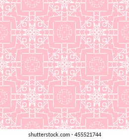 Abstract seamless pattern of pink color for wallpapers and background.