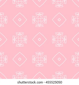 Abstract seamless pattern of pink color for wallpapers and background.