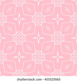 Abstract seamless pattern of pink color for wallpapers and background.