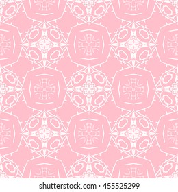 Abstract seamless pattern of pink color for wallpapers and background.