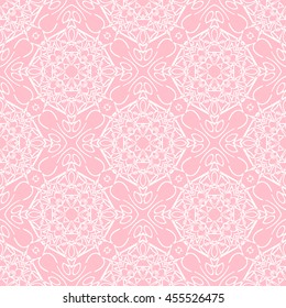 Abstract seamless pattern of pink color for wallpapers and background.