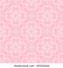 Abstract seamless pattern of pink color for wallpapers and background.