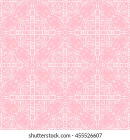 Abstract seamless pattern of pink color for wallpapers and background.