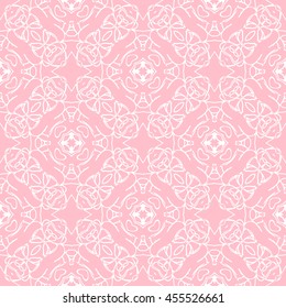 Abstract seamless pattern of pink color for wallpapers and background.