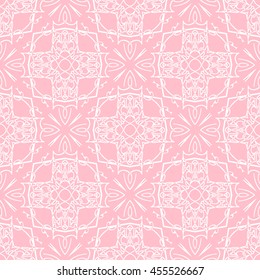 Abstract seamless pattern of pink color for wallpapers and background.