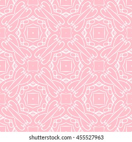 Abstract seamless pattern of pink color for wallpapers and background.