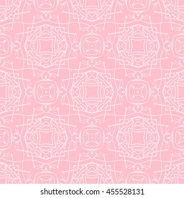 Abstract seamless pattern of pink color for wallpapers and background.