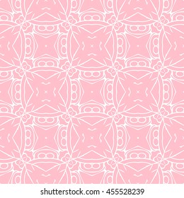 Abstract seamless pattern of pink color for wallpapers and background.
